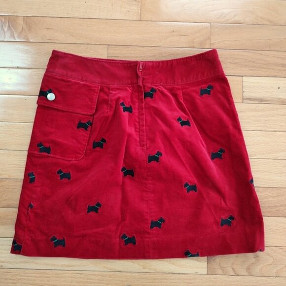 Lilly Pulitzer vintage Scottie dog mini skirt 2 EUC - Picture 5 of 5